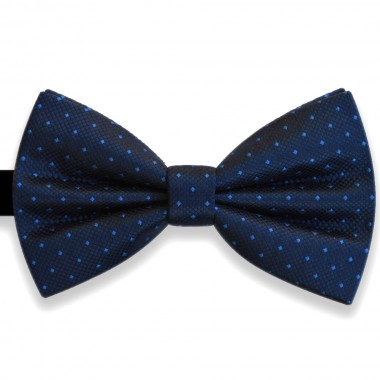  Papion bleumarin, elegant, cu sclipiri de safir, model Luxury Line